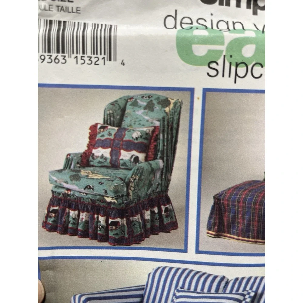 Simplicity 8978 Sewing Pattern Slipcovers